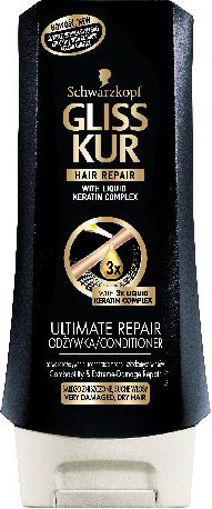 Fotoja e Balsam Schwarzkopf Gliss Kur Ultimate Repair, për flokë të thatë dhe të dëmtuar, 200ml