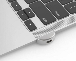 Fotoja e Adapter Compulocks Lock Security Ledge, i hirtë