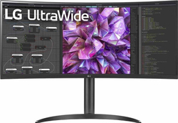 Fotoja e Monitor LG UltraWide 34WQ75X-B, 34", 3440 x 1440 (UWQHD), i zi