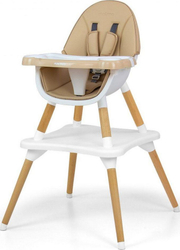 Fotoja e Karrige për ngrënie Milly Mally 2in1, Malmo Beige