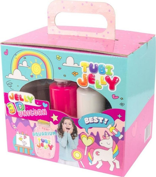 Fotoja e Set kreativ TUBAN Tubi Jelly - Aquarium Unicorn, 6 ngjyra