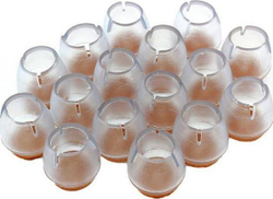 Fotoja e Set shtresa për këmbë të mobiljeve CreativeHome AG562C, 16 copë, 17 - 22mm, transparente