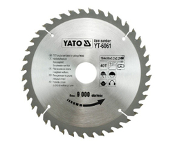 Fotoja e Disk prerës Yato, 184x30mm 40z YT-6061