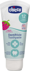 Fotoja e Pastë dhëmbësh për fëmijë Chicco me shije të luleshtrydhes, 50ml