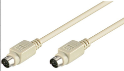 Fotoja e Kabllo MicroConnect PS / 2, 5m, e bardhë