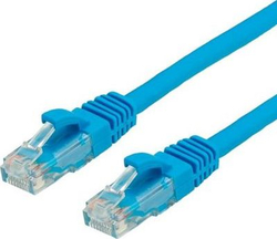 Fotoja e Kabllo rrjeti Value Patchcord, RJ- 45/RJ- 45, 50 cm, e kaltër