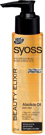 Fotoja e Eliksir për flokë Schwarzkopf Syoss Beauty Elixir Absolute Oil, 100 ml