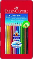 Fotoja e Set ngjyrash të drurit Faber-Castell Grip 2001, 12 copë