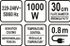 Fotoja e Tigan elektrik LUND T67470, 1000W, i zi, Picture 6