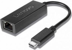 Fotoja e Përshtatës Lenovo USB-C në Ethernet (RJ-45), i zi