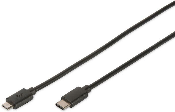 Fotoja e Kabllo Digitus USB Cable USB-C - USB-C, 1.8m, e zezë