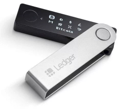 Fotoja e Pajisje për kriptovaluta Ledger Nano X, e zezë