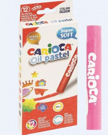 Fotoja e Pastel vaji Carioca 12 ngjyra