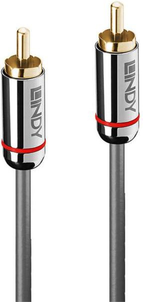 Fotoja e Kabllo Lindy RCA (Cinch) - RCA (Cinch), 0.5 m, e argjendtë (35338)