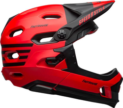 Fotoja e Helmetë për çiklizëm Bell SUPER DH MIPS SPHERICAL, M, e kuqe