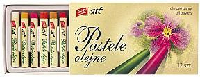 Fotoja e Ngjyra vaji Easy Oil Pastel, 12 ngjyra
