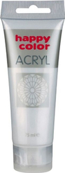 Fotoja e Ngjyrë Akrilike Happy Color, 75ml, e argjend