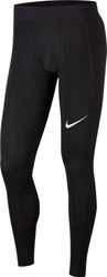 Fotoja e Pantallona sportive për meshkuj Nike Gardinien Padded GK Tight, XS (122-128 cm), të zi