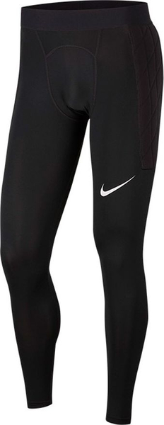 Fotoja e Pantallona sportive për meshkuj Nike Gardinien Padded GK Tight, XS (122-128 cm), të zi