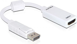Fotoja e Adapter DeLock, DisplayPort to HDMI AV (61767), i bardhë