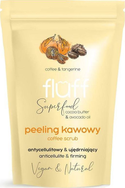 Fotoja e Krem për trup Fluff Coffee Scrub Anti-Cellulite Mandarin, 100g
