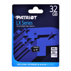 Fotoja e Kartë e memories Patriot Memory PSF32GMDC10, MicroSDHC, 32 GB, Class 10