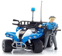 Fotoja e Bruder bworld Police Quad-Bike with Policeman and Accessories