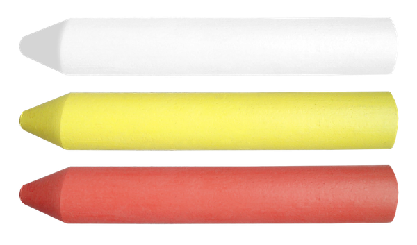 Fotoja e Set shkumësa teknik Topex, 13 x 85 mm, 3 copë, të bardhë / kuq / verdhë
