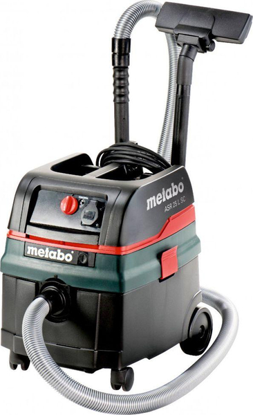 Fotoja e Fshesë industriale me korrent Metabo ASR, 25 L, 1400 W, e zezë