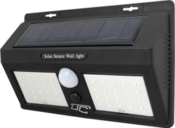 Fotoja e Llambë me panel diellor LED LTC, 8 W, 1000 lm, e zezë