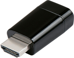 Fotoja e Përshtatës AV Lindy HDMI - D-Sub (VGA), i zi