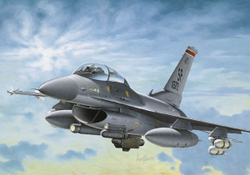 Fotoja e Lodër avion Italeri F-16 C/D NIGHT FALCON, 1:72, gri