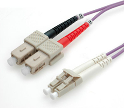Fotoja e Kabllo me fibra optike Roline, 3m, vjollcë