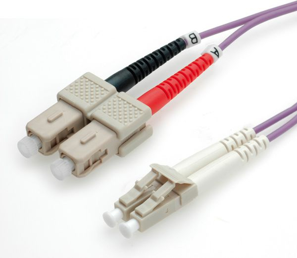 Fotoja e Kabllo me fibra optike Roline, 3m, vjollcë