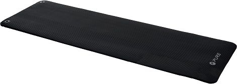 Fotoja e Dysheme për ushtrime Pure2Improve 2216, 180x60x1.5cm, e zezë