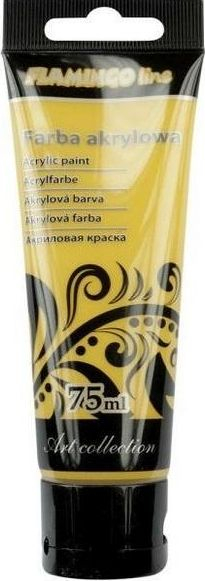 Fotoja e Ngjyrë akrilike Titanum 080 Ochre, 75ml, e verdhë