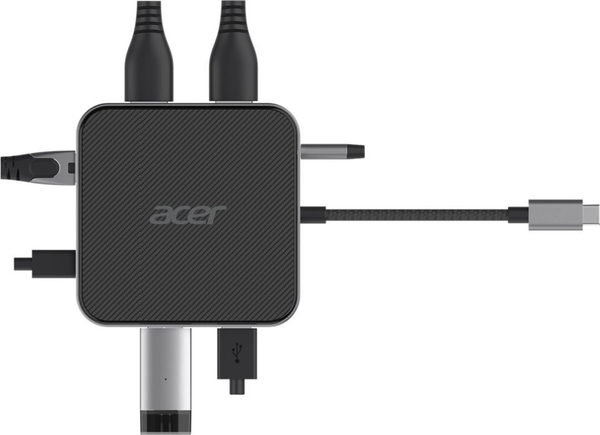 Fotoja e USB Hub Acer 7në1, 8K Multi Display, i zi
