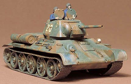 Fotoja e Set ndërtimi tankë ruse T-34/76 Tamiya