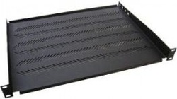 Fotoja e Raft për rack 19" Caterpillar, 250 mm, 1U, i zi
