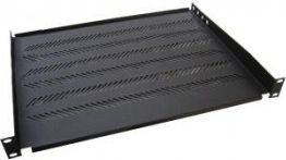 Fotoja e Raft për rack 19" Caterpillar, 250 mm, 1U, i zi
