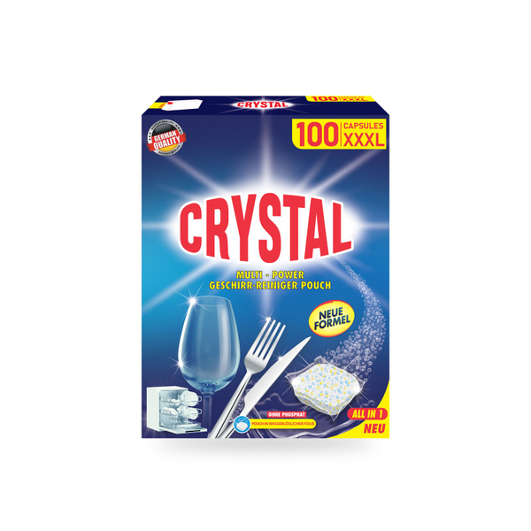 Fotoja e Tableta për enëlarëse Crystal, 100 copë