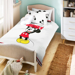 Fotoja e Kellef jorgani 100x135cm dhe jasteku mickey mouse