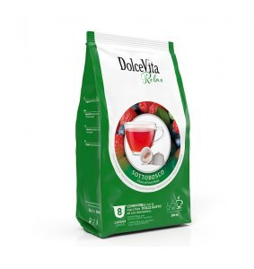 Fotoja e Dolce Vita çaj frutash mali, përzierje kompatibile me Dolce Gusto® (8 kapsula)
