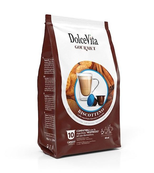 Fotoja e Dolce Vita Biscottino, përzierje kompatibile me Nespresso® (10 kapsula)