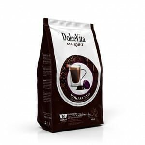 Fotoja e Dolce Vita Mokaccino, përzierje kompatibile me Lavazza A Modo Mio® (16 kapsula)
