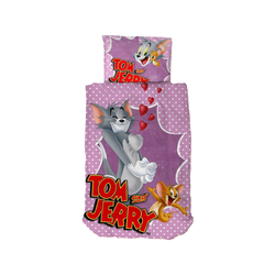 Fotoja e Këllëf jorgani dhe jastëku Tom and Jerry