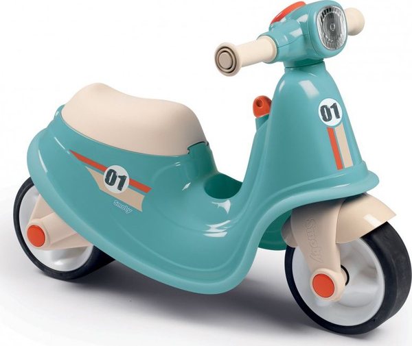 Fotoja e Skuter lodër Smoby Blue me rrota retro të heshtura