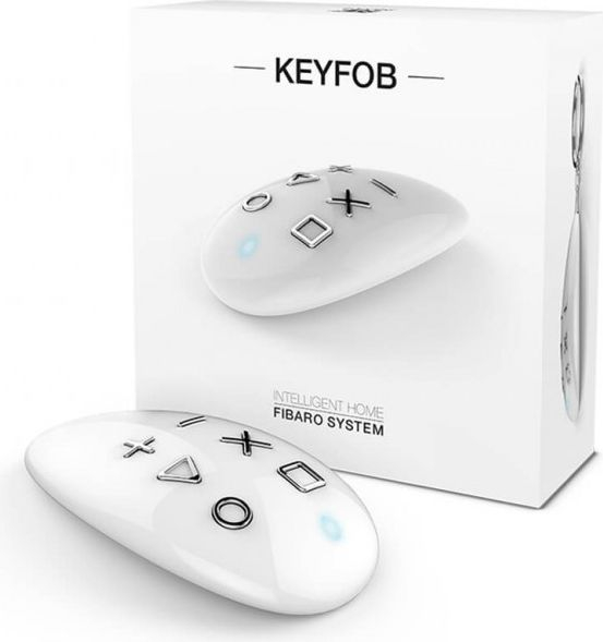 Fotoja e Telekomandë Fibaro KeyFob FGKF-601 ZW5, e bardhë