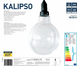 Fotoja e Ndriçues i varur Platinet Kalipso P150438-D, E 27, 40 W