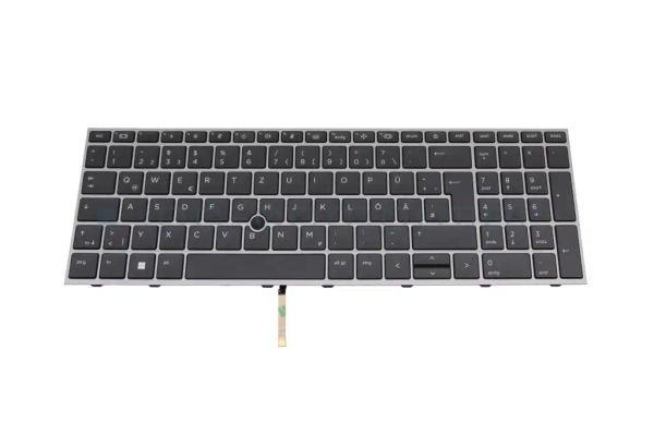 Fotoja e Tastierë zëvendësuese për laptop HP (DE), e hirtë